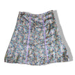Super funky 100% silk skirt with side zipper (M/L)