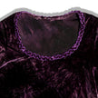 Super cute purple velvet top with beaded details