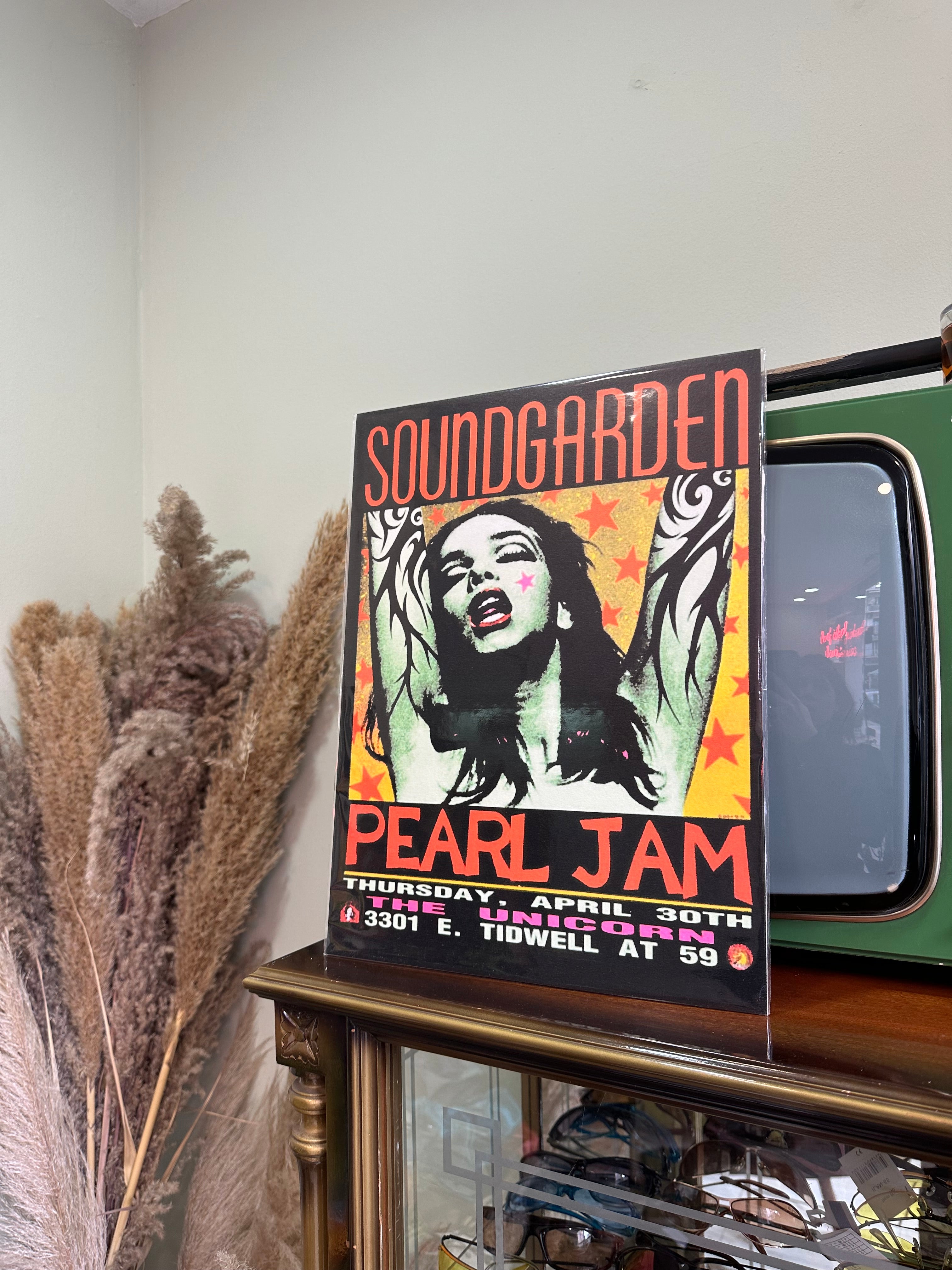 Soundgarden - Pearl Jam poster