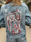 Hand painted Lee denim jacket