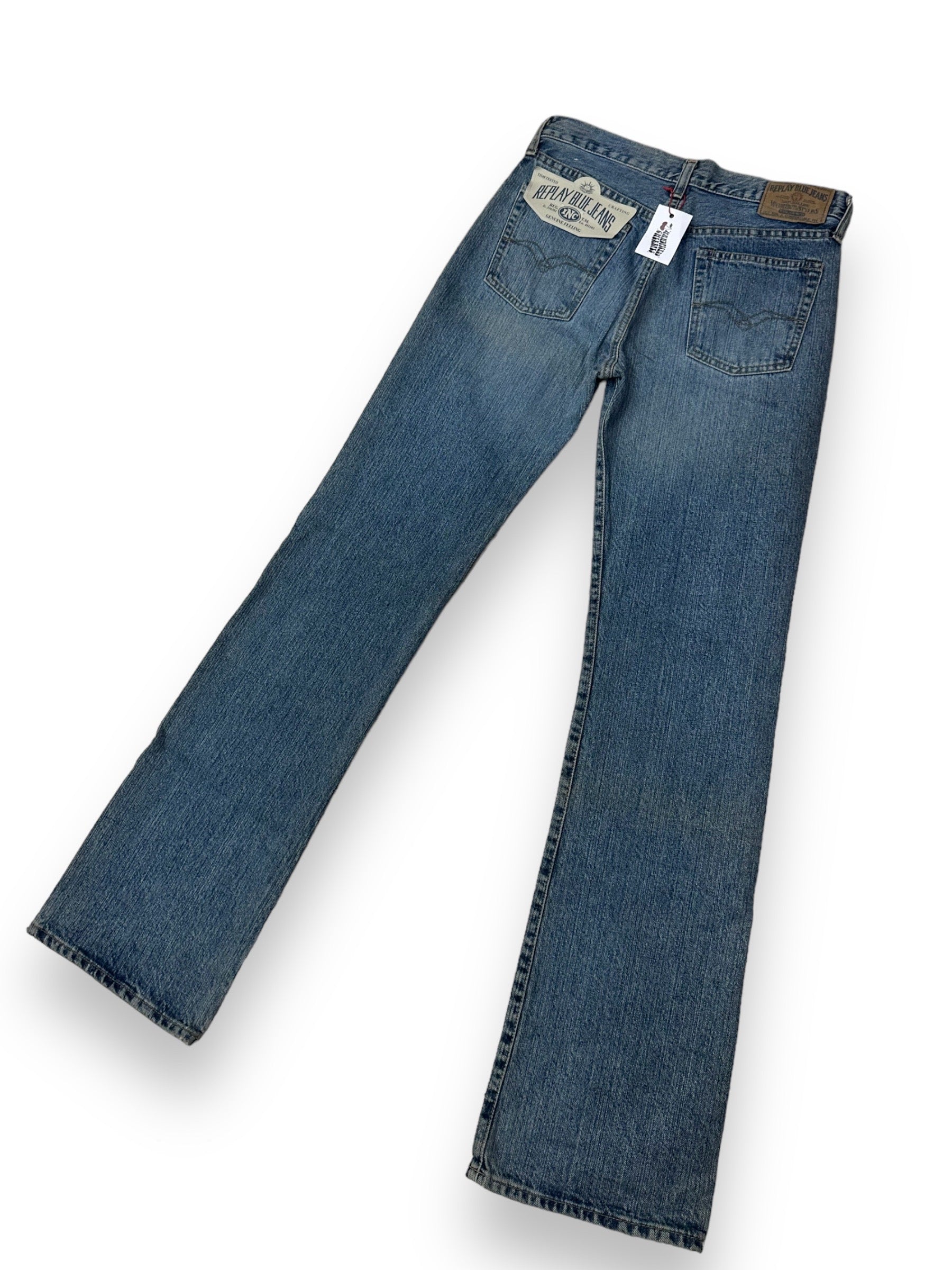 Replay low waisted straight jeans