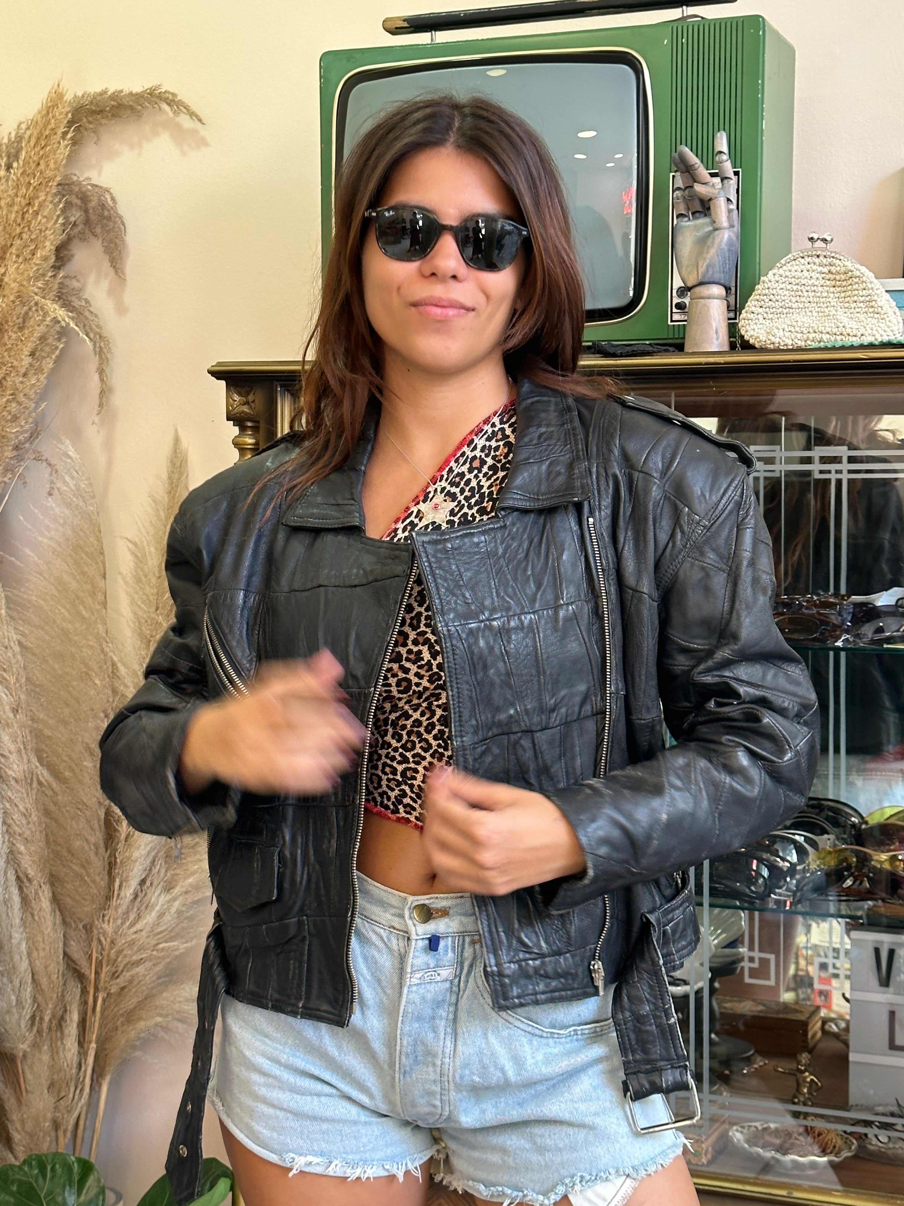 Stunning vintage leather jacket