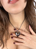 Super hot heart necklace