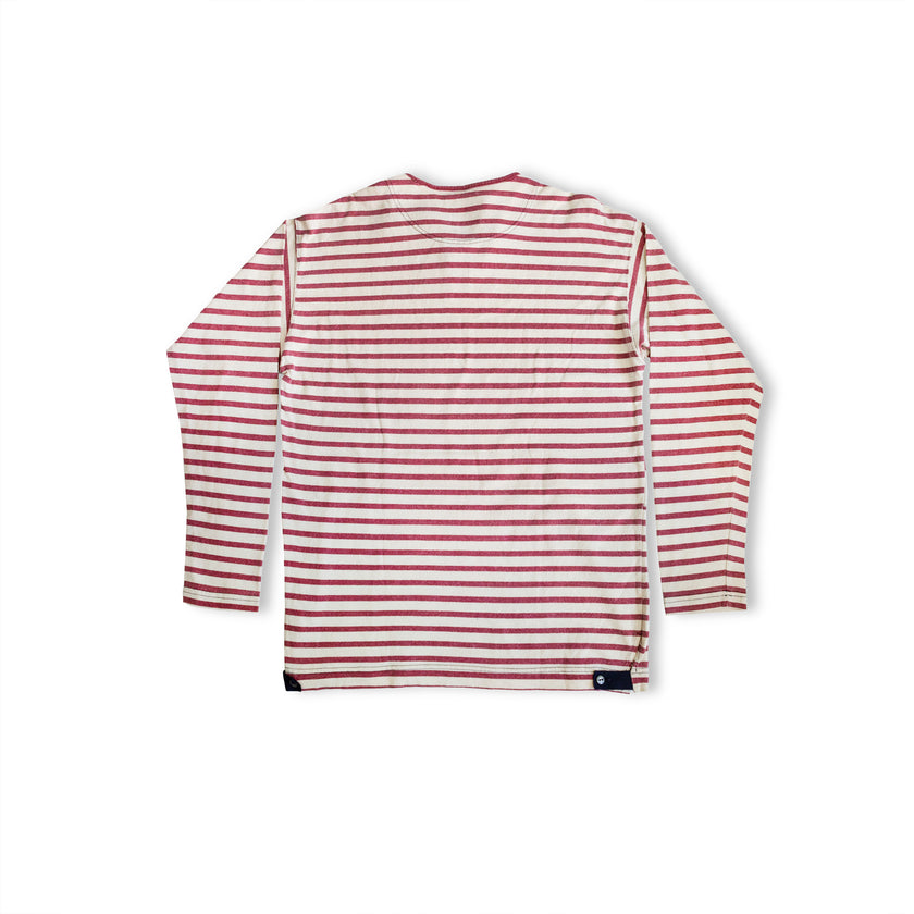 Soviet oversized striped men's longsleeve top (L)
