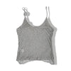 Super hot knitted glitery grey top