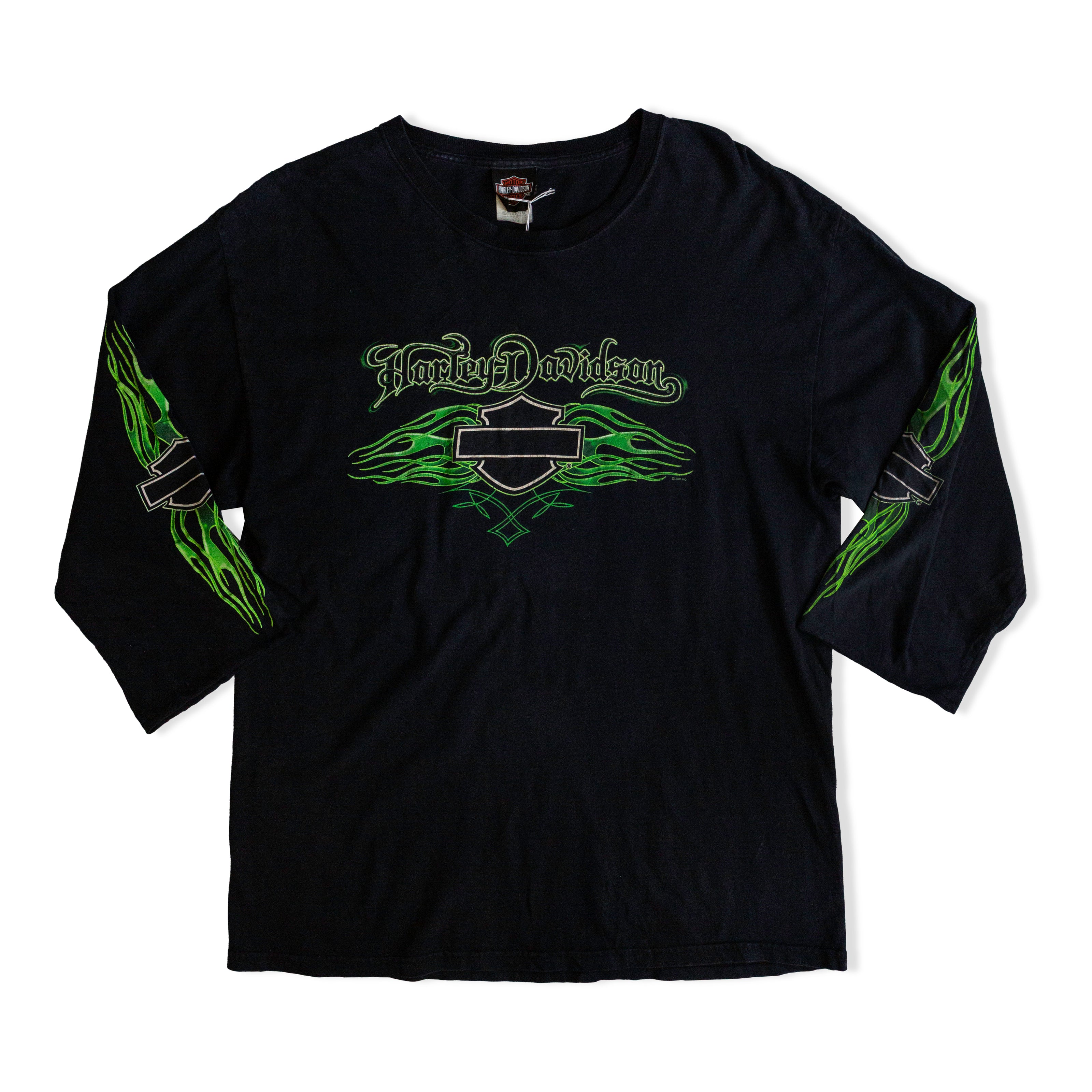 Harley Davidson longsleeve graphic top (L)