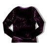 Super cute purple velvet top with beaded details