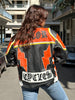 Super hot leather motorcycle jacket