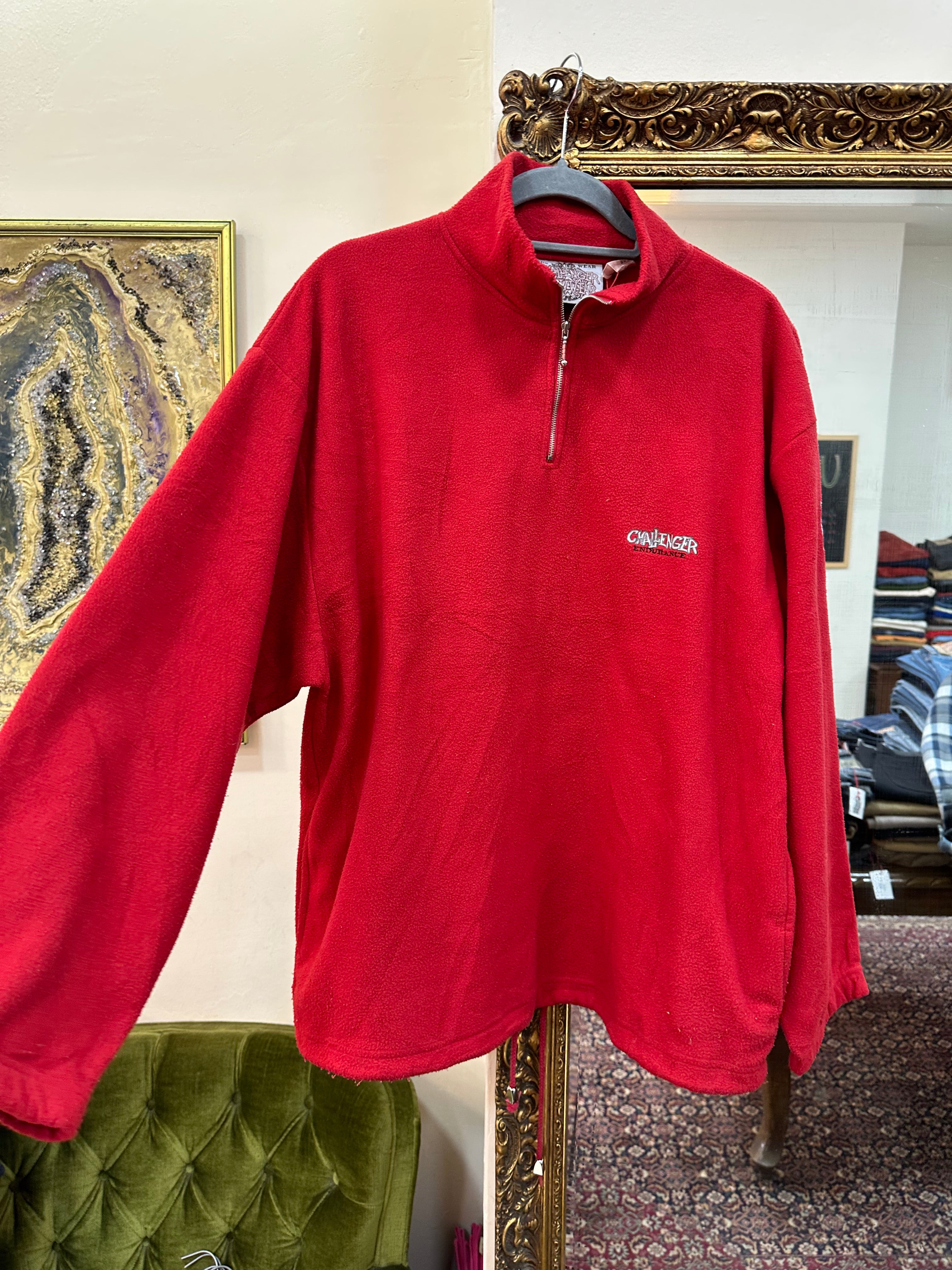 Challenger Snowwear red fleece