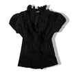 Super hot black gothic top