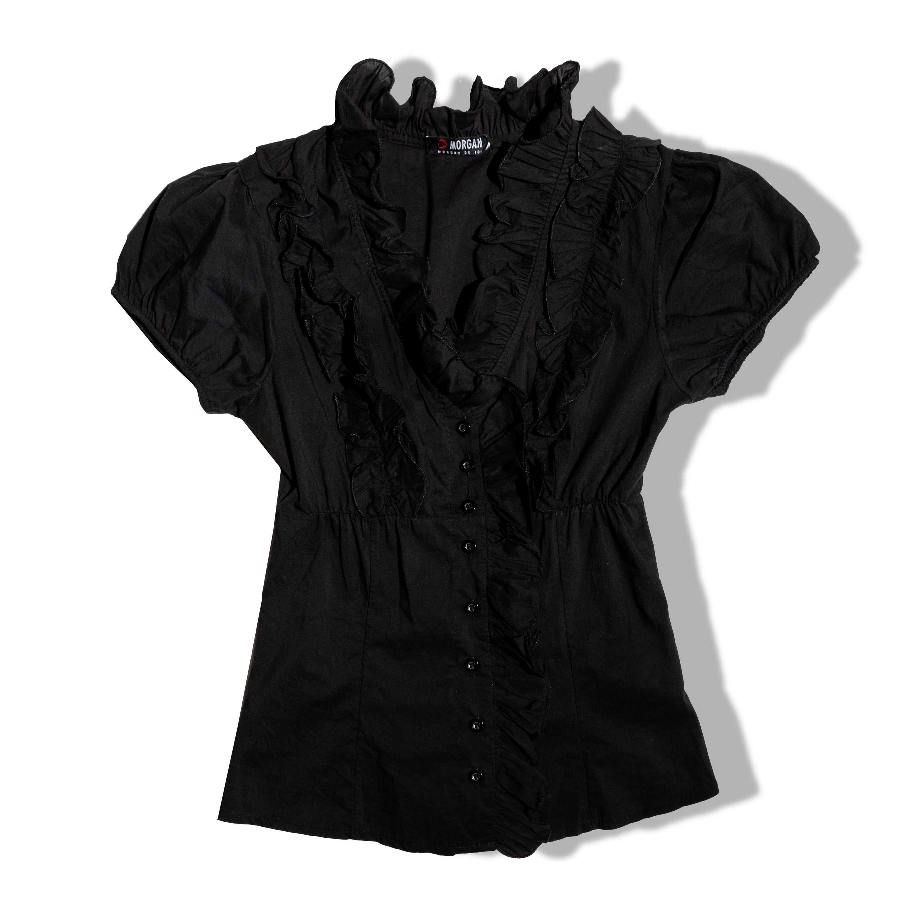 Super hot black gothic top