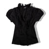 Super hot black gothic top