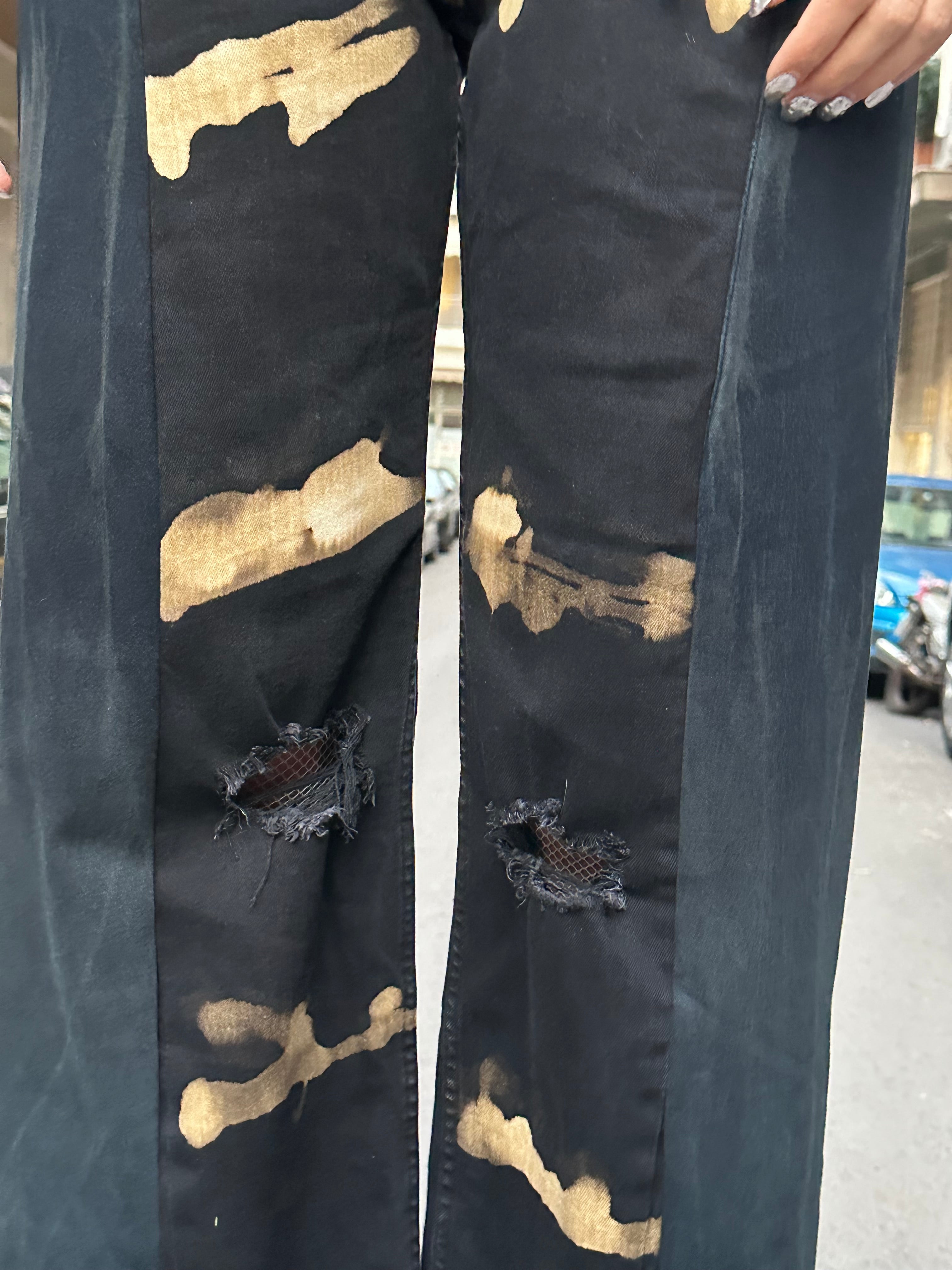 Super hot handmade re-worked jeans