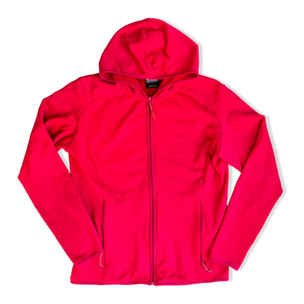 Jack Wolfskin Pink Full-Zip Hooded Jacket – Lightweight Women’s Softshell (L/XL)