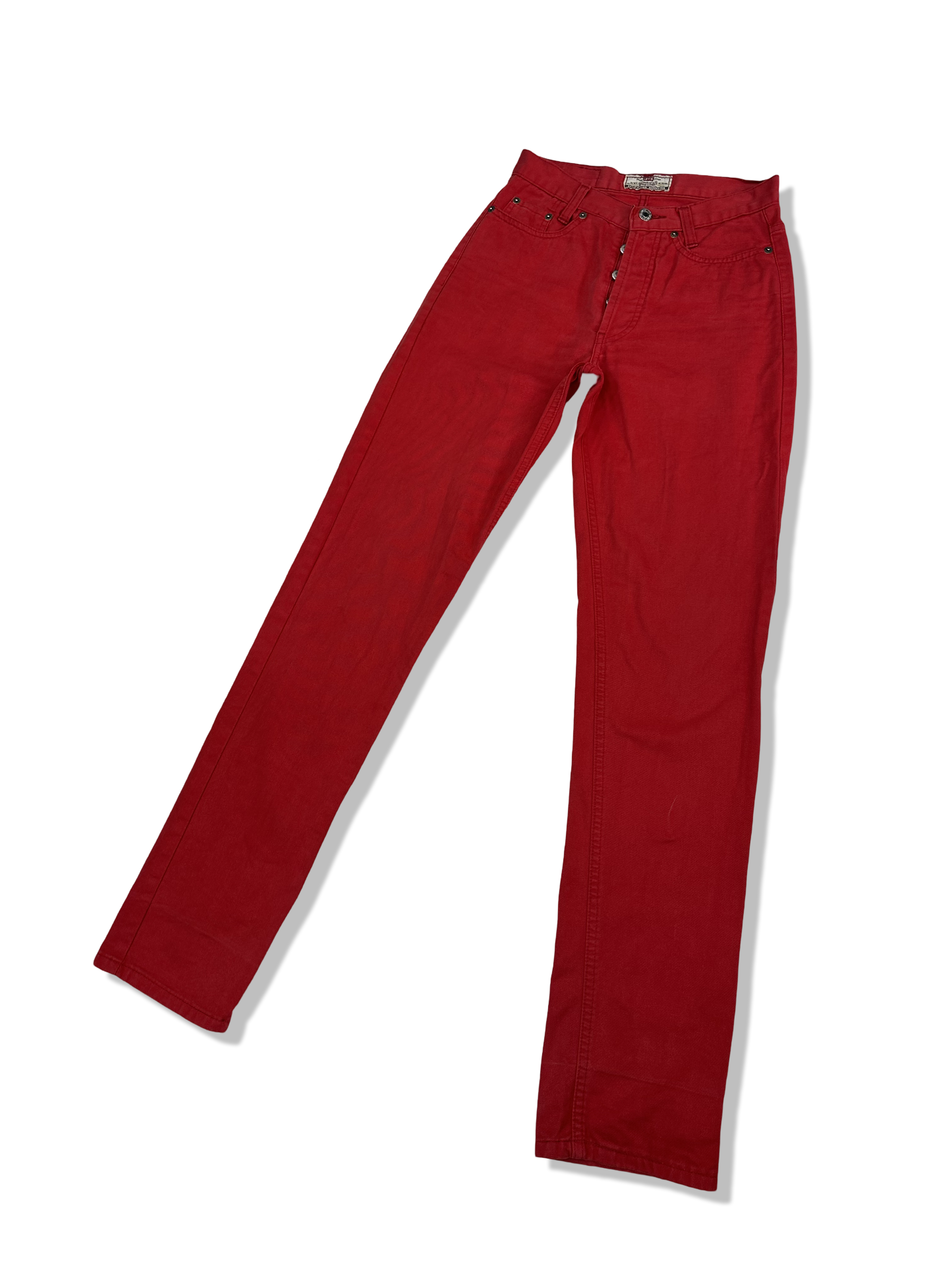 Levi’s 451 red jeans (W26)