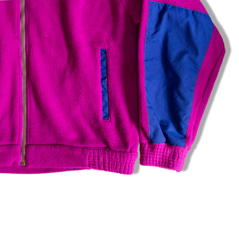 Vintage with amazing colours fleece zip up