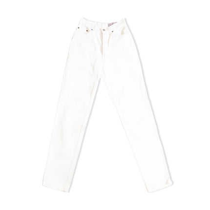 Levi's 901 high waisted white jeans (W29)