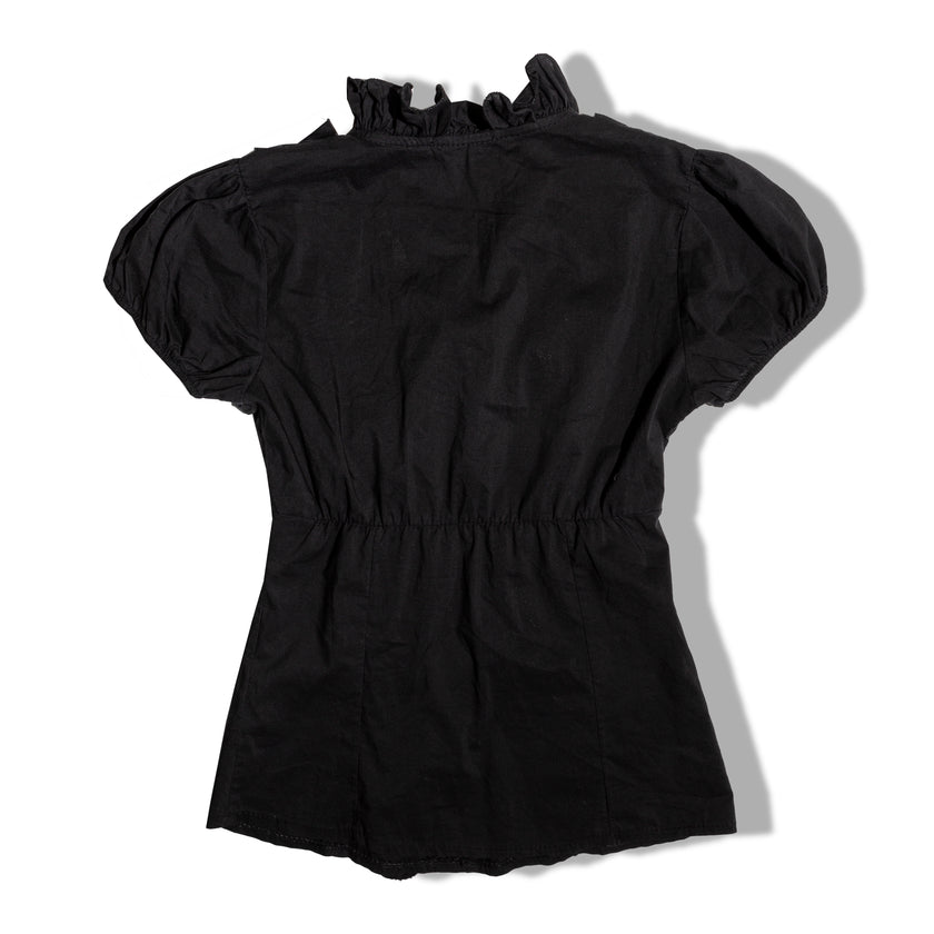 Super hot black gothic top