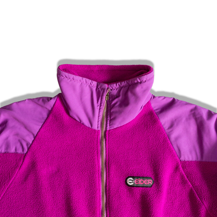 Vintage with amazing colours fleece zip up