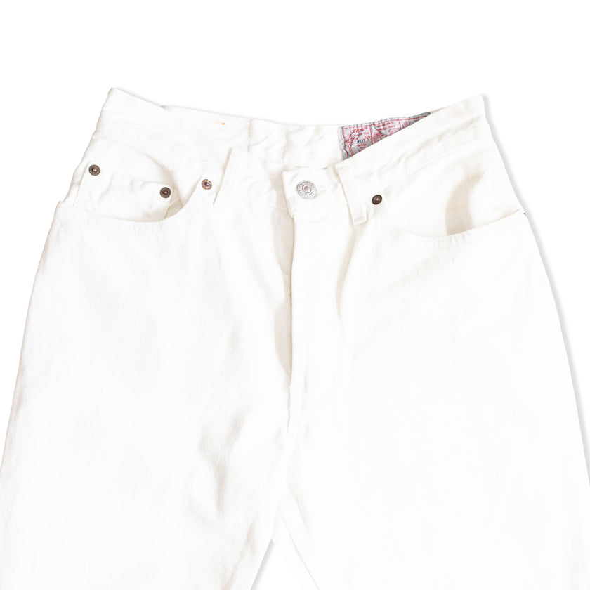 Levi's 901 high waisted white jeans (W29)