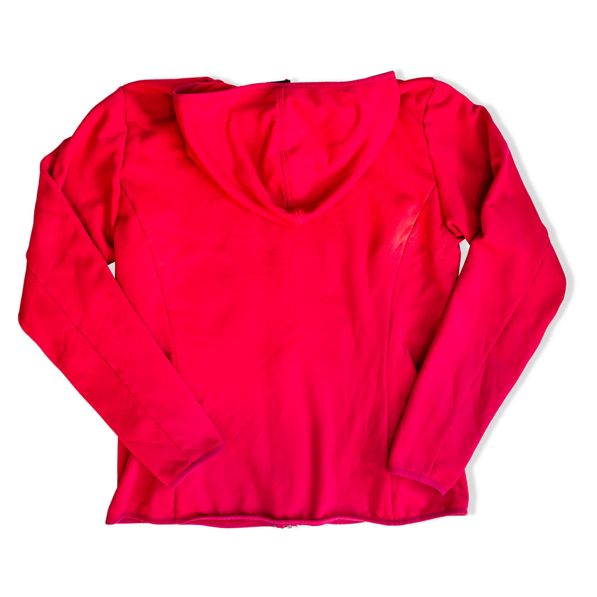 Jack Wolfskin Pink Full-Zip Hooded Jacket – Lightweight Women’s Softshell (L/XL)