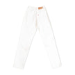 Levi's 901 high waisted white jeans (W29)