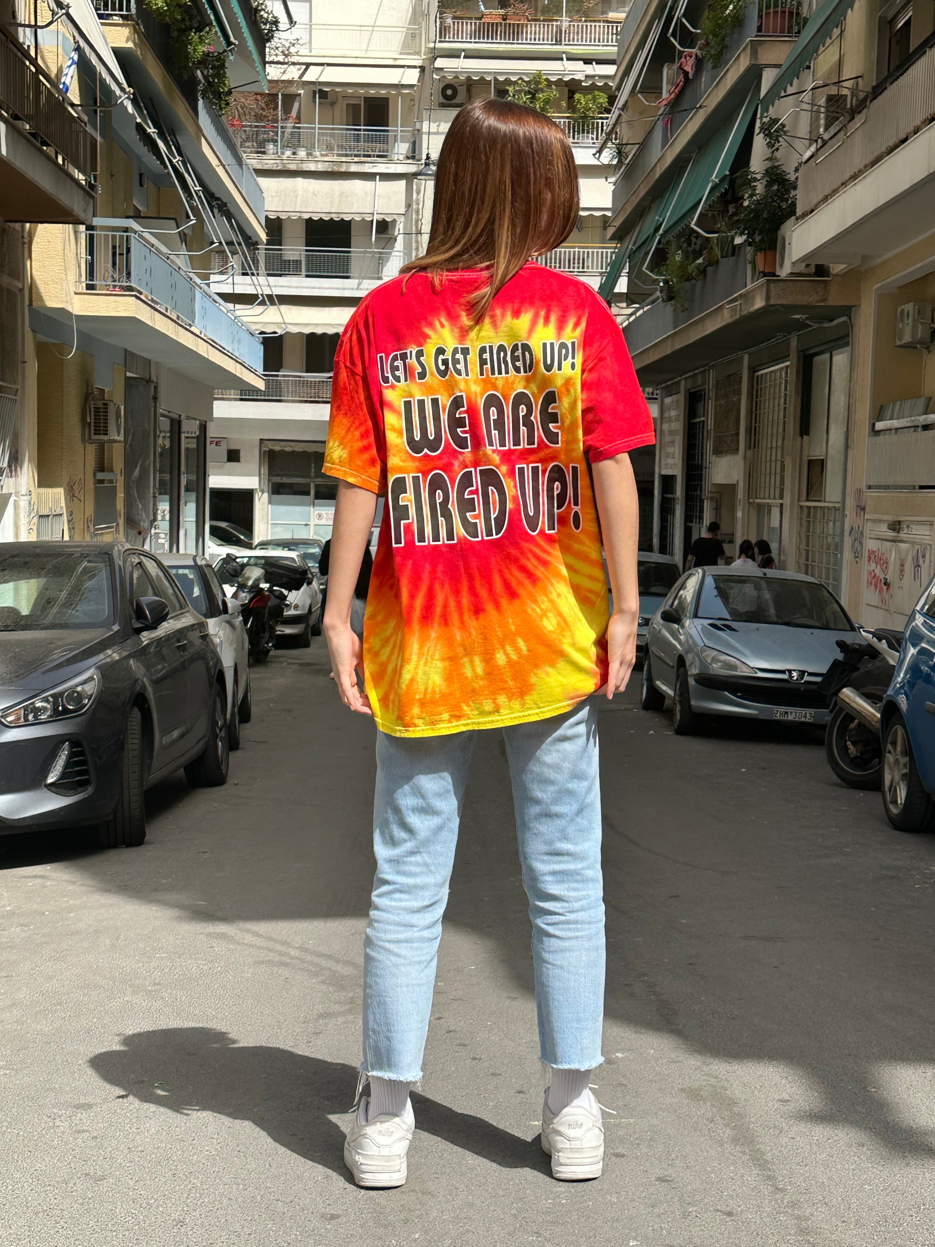 Super hot tie dye t-shirt