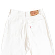 Levi's 901 high waisted white jeans (W29)