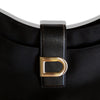 DKNY Black Shoulder Bag with Silver D Hardware – Vintage Y2K Style