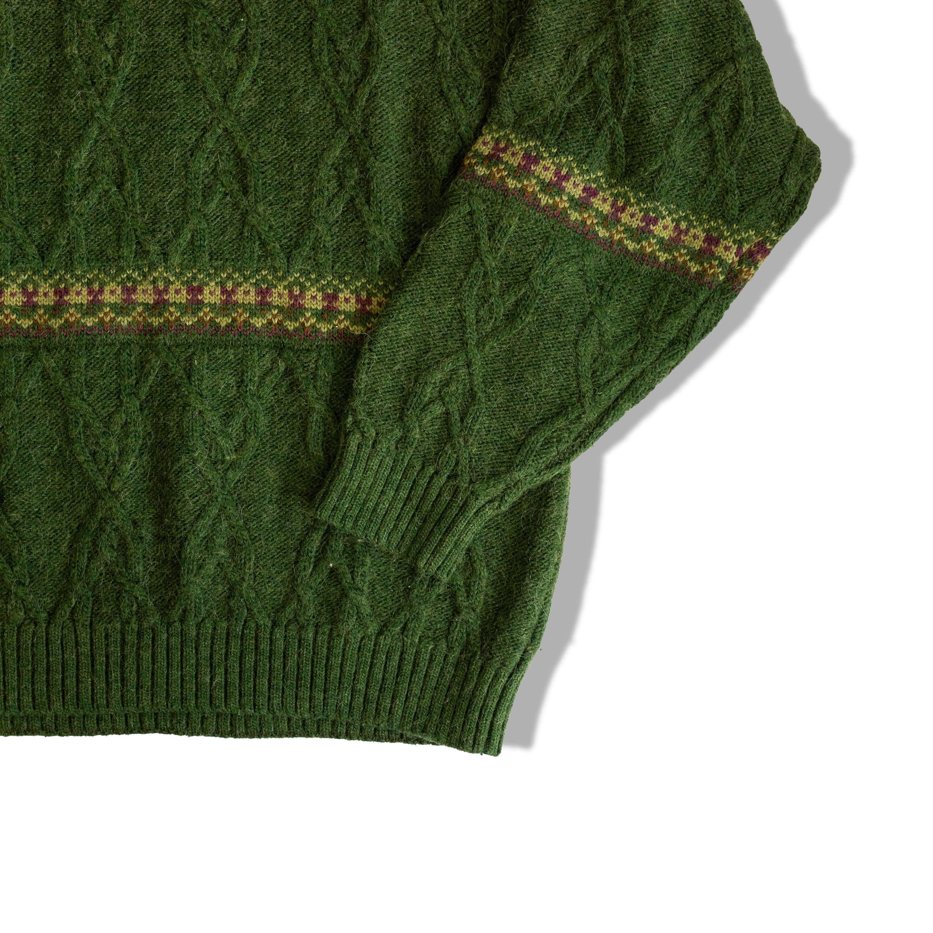 Vintage funky alpaca wool blend knit sweater