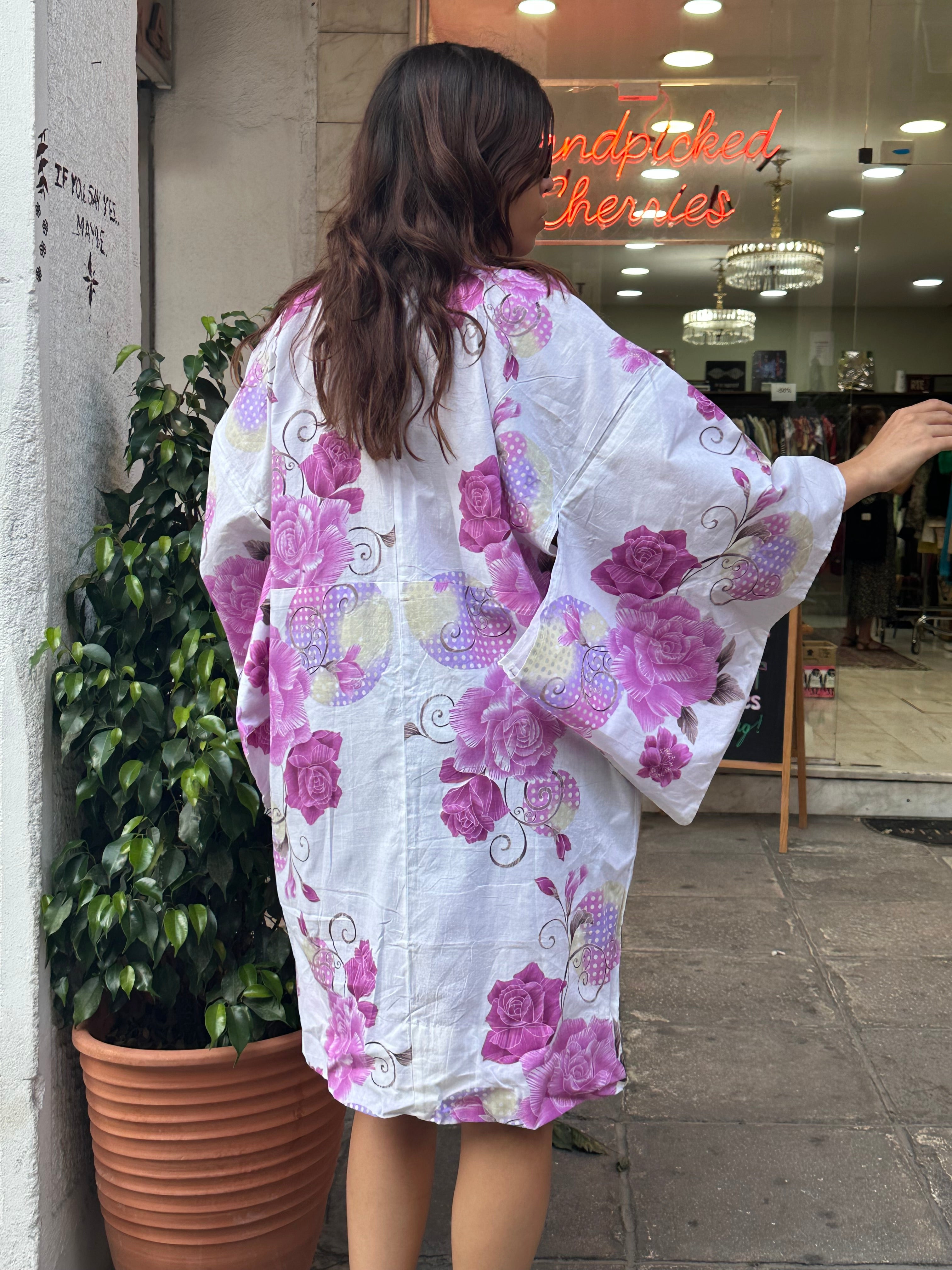 Stunning vintage yukata robe