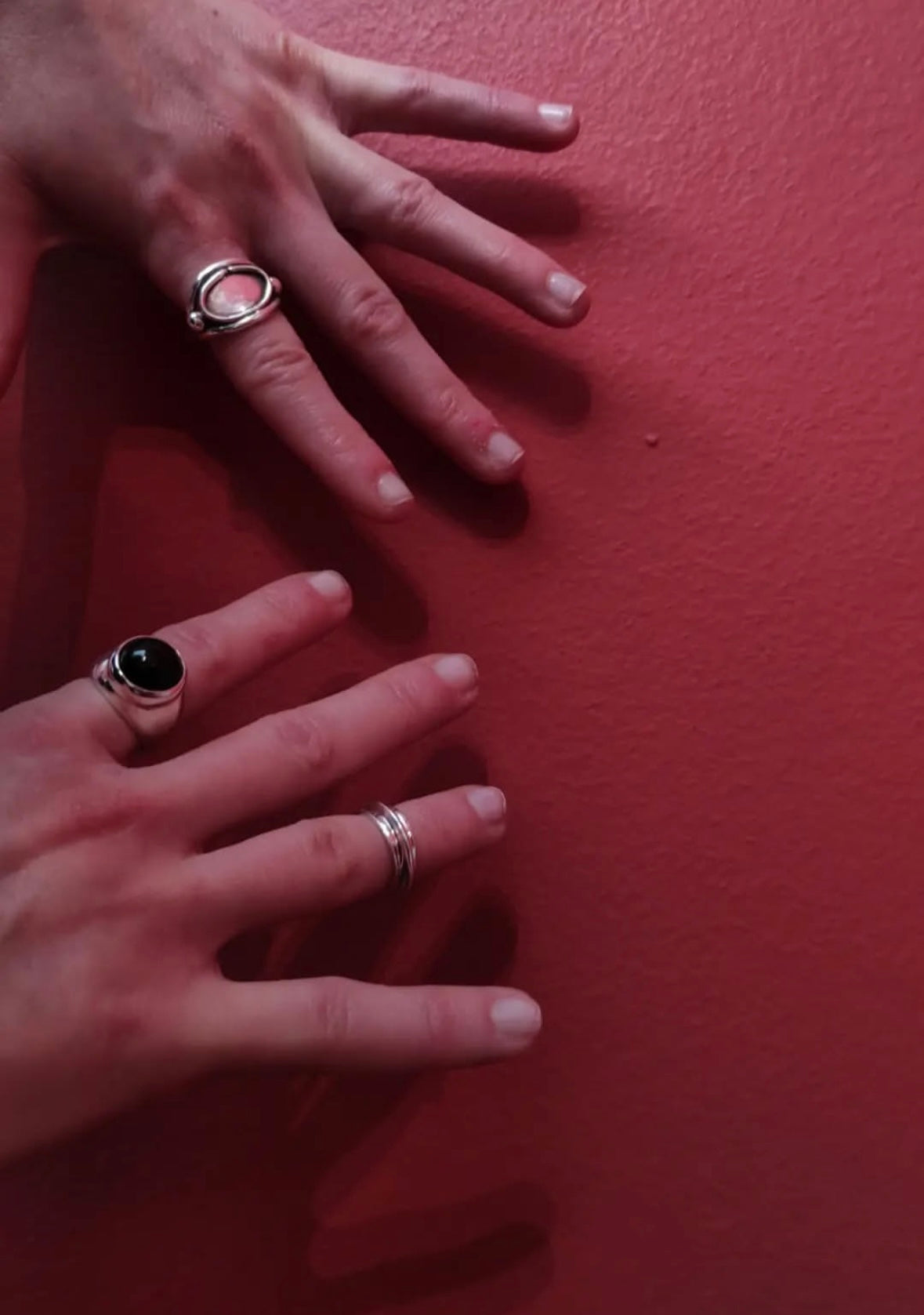 Kimilio Onyx silver 925 ring (open back)