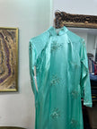 Vintage Qipao top with high slits on the sides