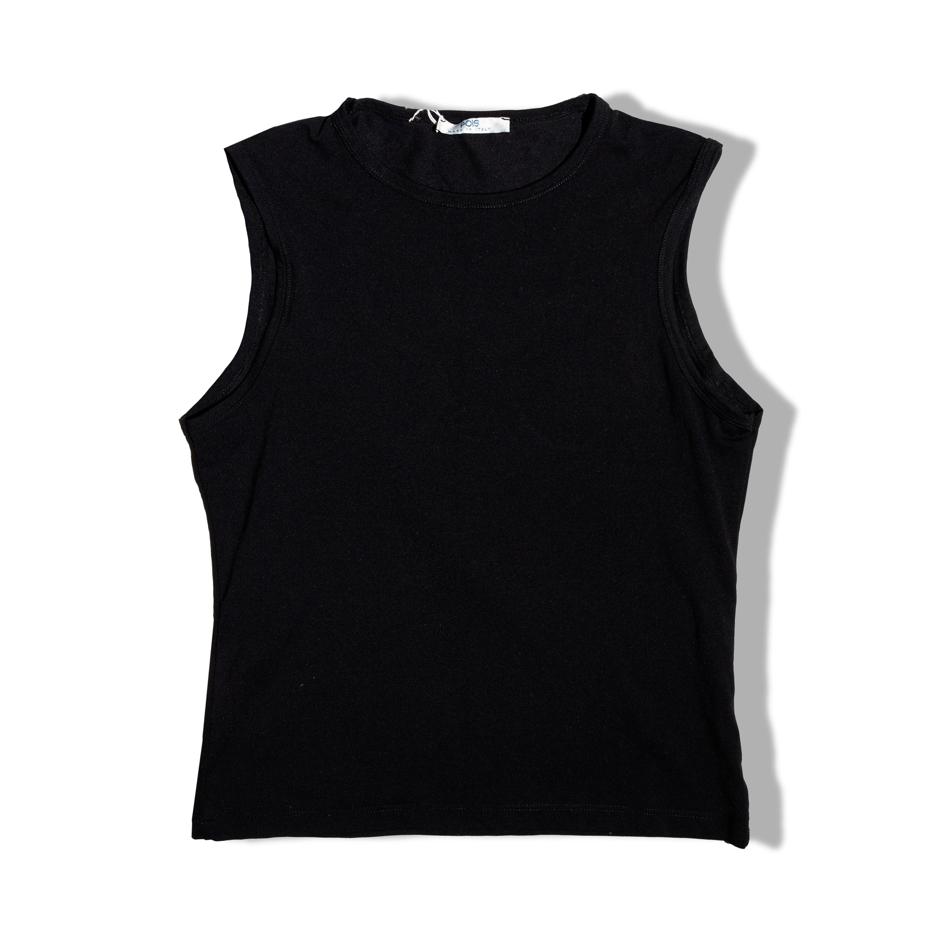 Hot black top with pattern on the back