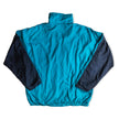 Vintage Men’s 90s Teal Windbreaker Track Jacket (L)