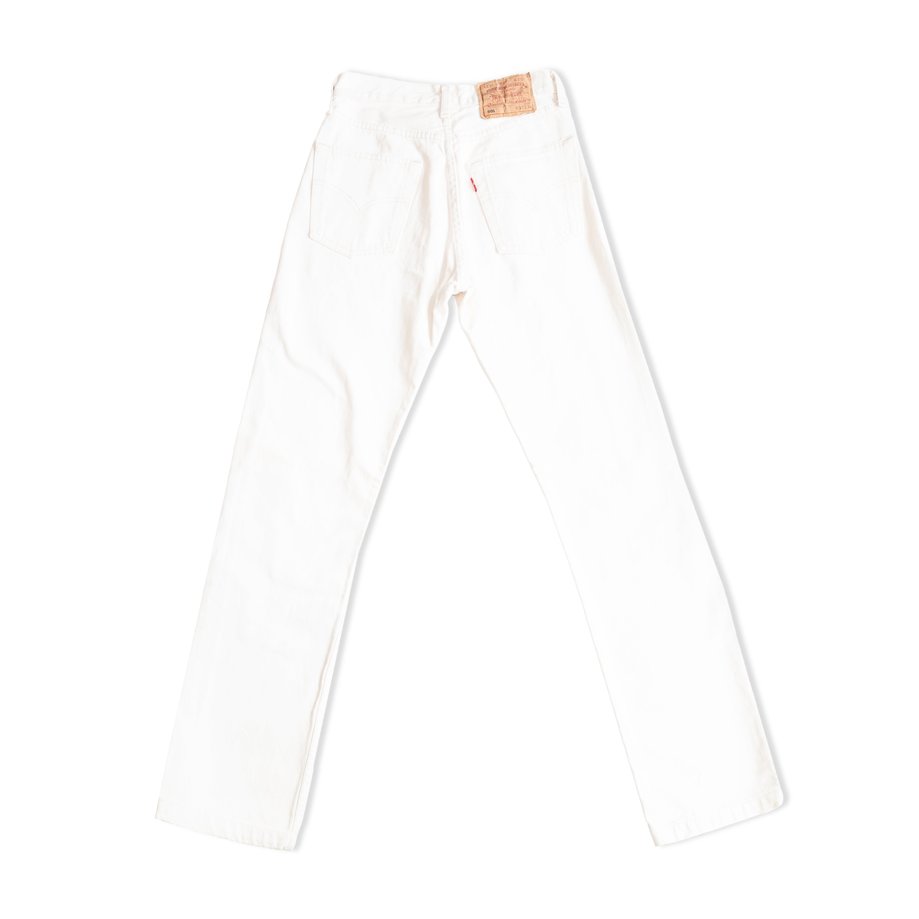 Levi's 501 white jeans (W27)