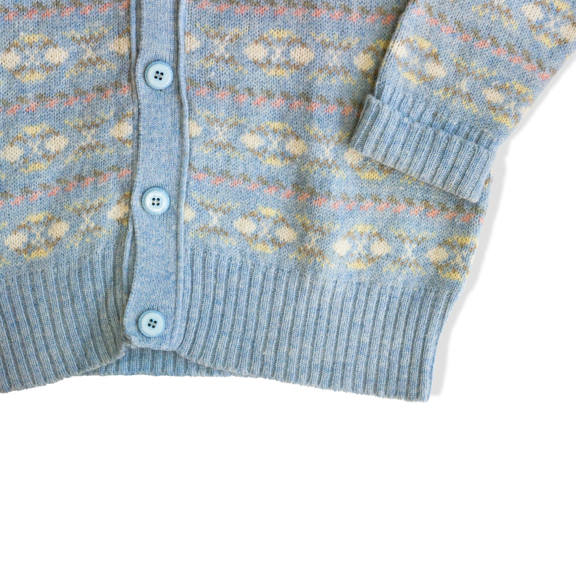 Vintage men’s 100% wool knit cardigan (M)
