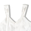 Vintage white satin slip dress with embroidered details (M/L)