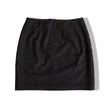 Vintage 100% wool dark grey mini skirt (S)