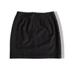 Vintage 100% wool dark grey mini skirt (S)