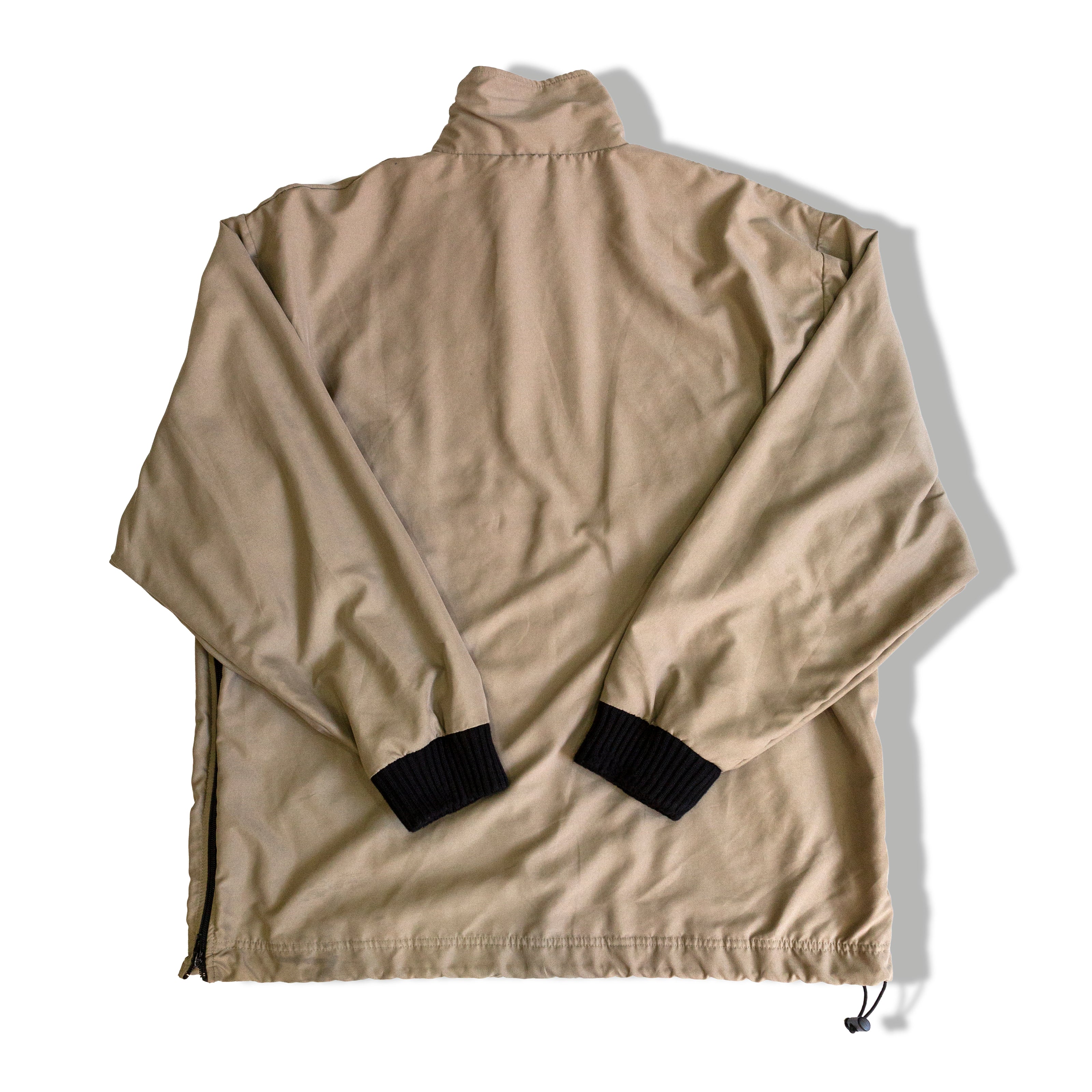Super hot brown windbreaker hoodie (L)