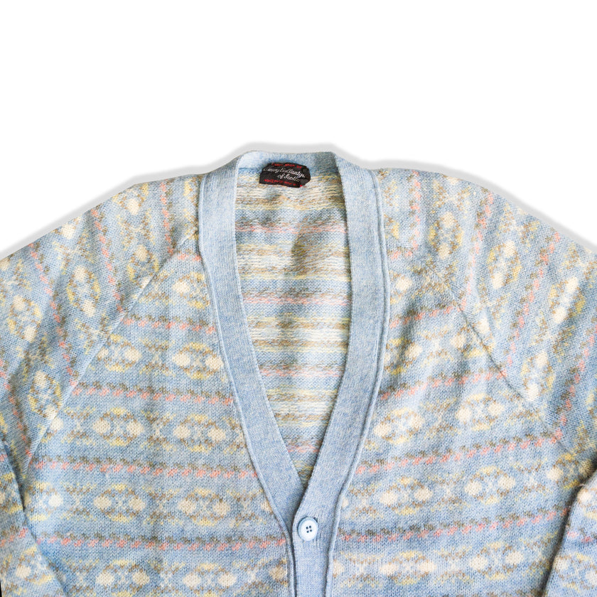 Vintage men’s 100% wool knit cardigan (M)