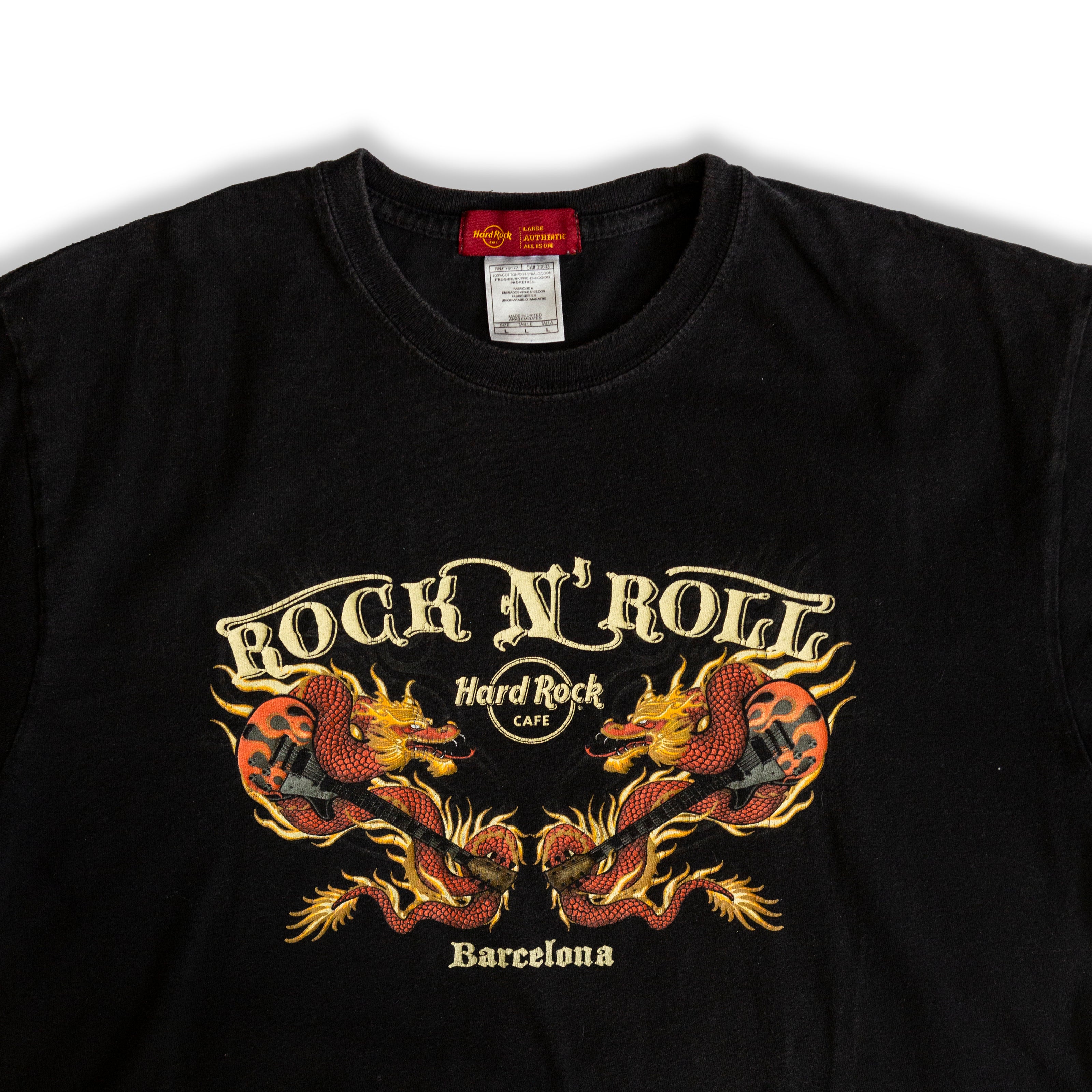 Hard Rock cafe Barcelona  Men's t-shirt (L)