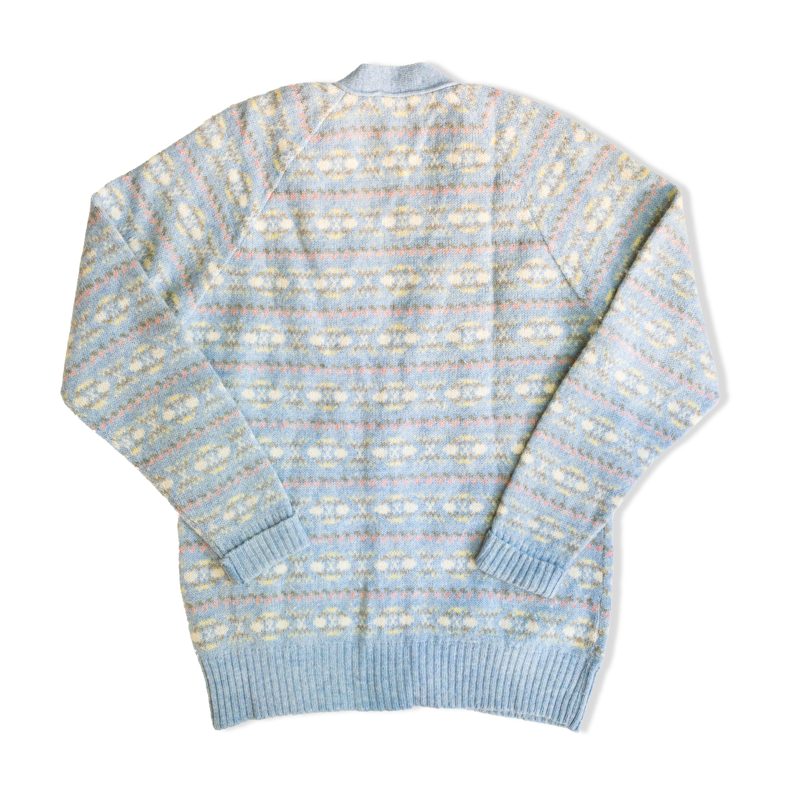 Vintage men’s 100% wool knit cardigan (M)