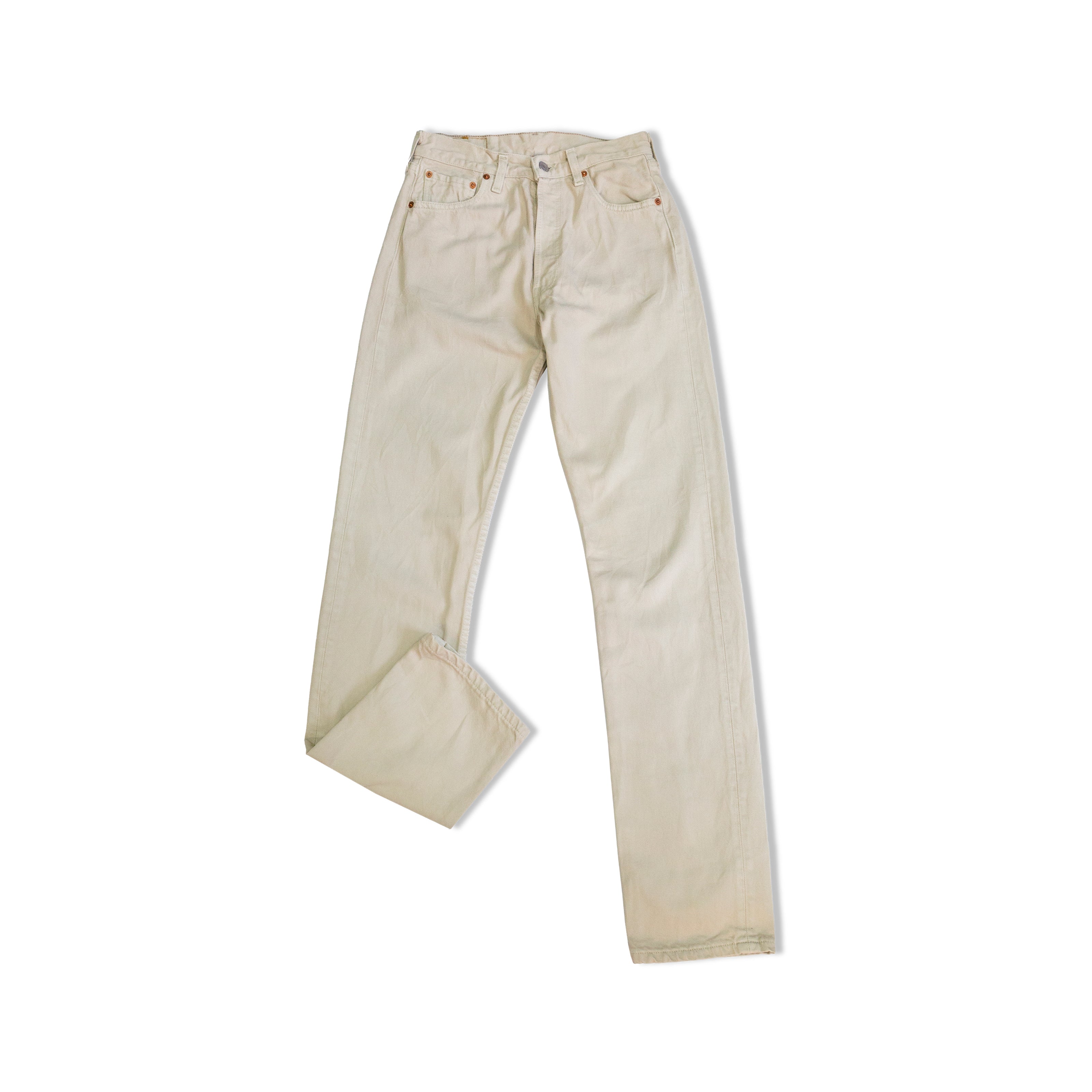 LEVIS 501 BEIGE JEANS W29