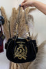 Martissima Y2K shoulder bag with gold embroidery and hardware