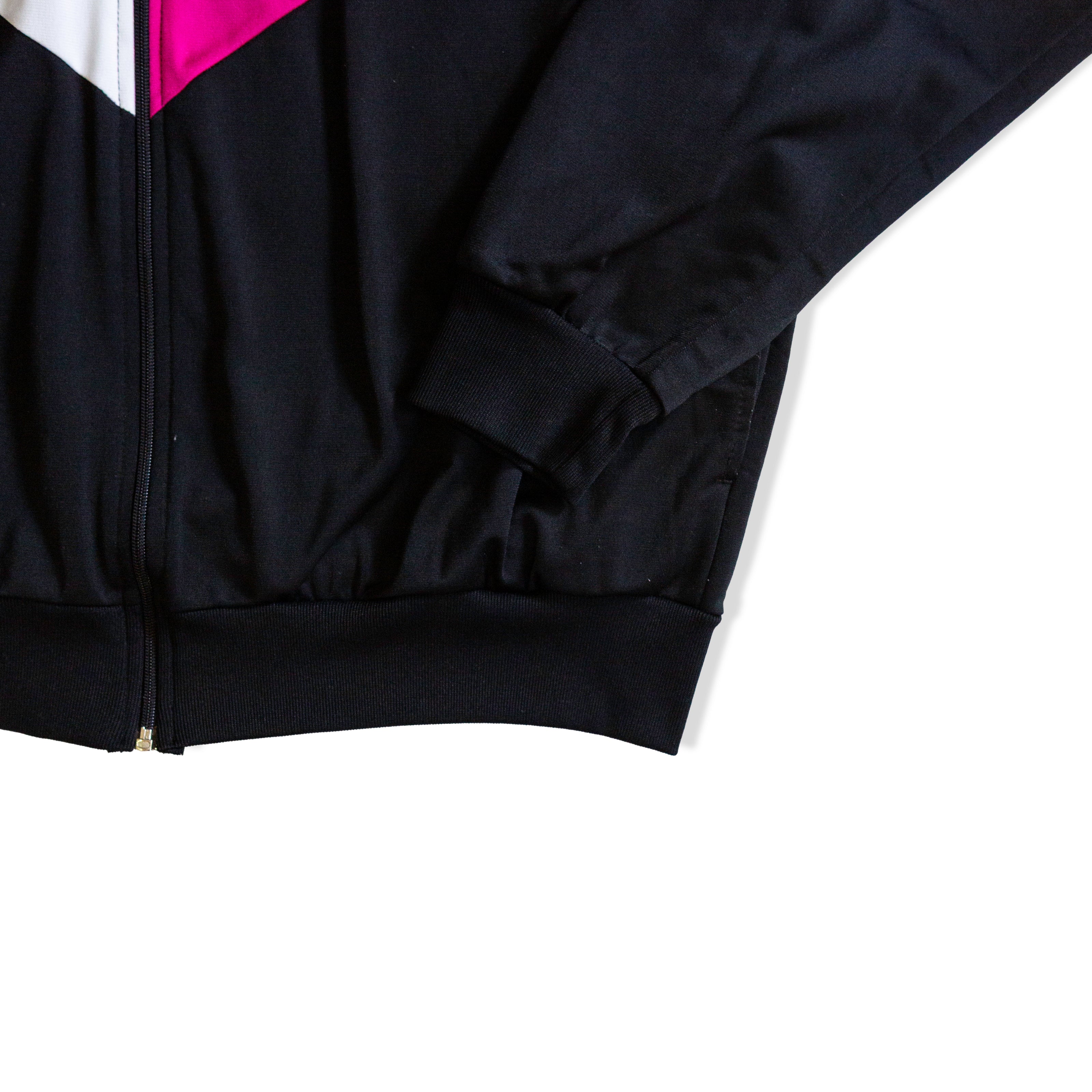 Vintage woman’s 90s Colorblock Track Jacket (XL)