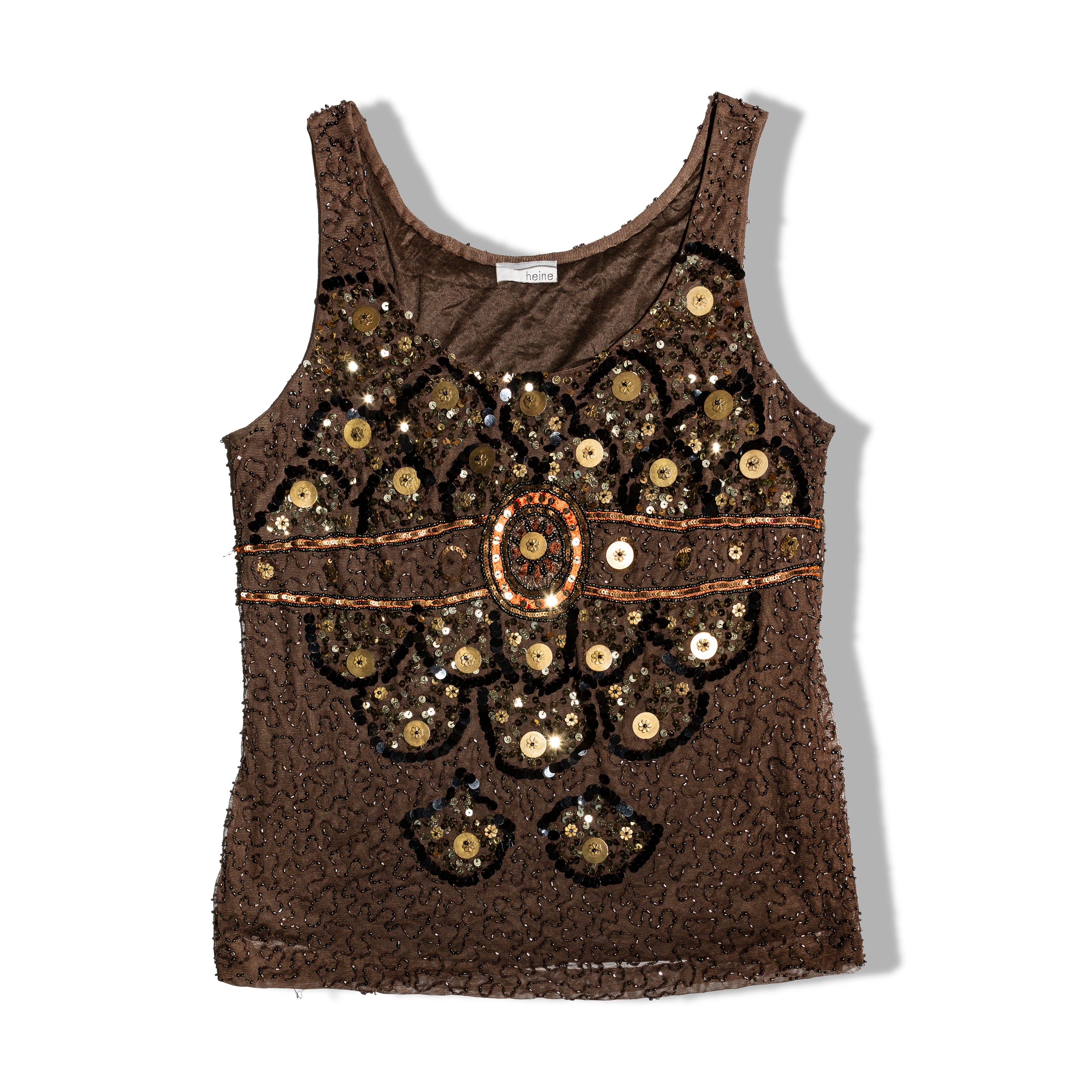 Amazing vintage top fully emboidered with beads
