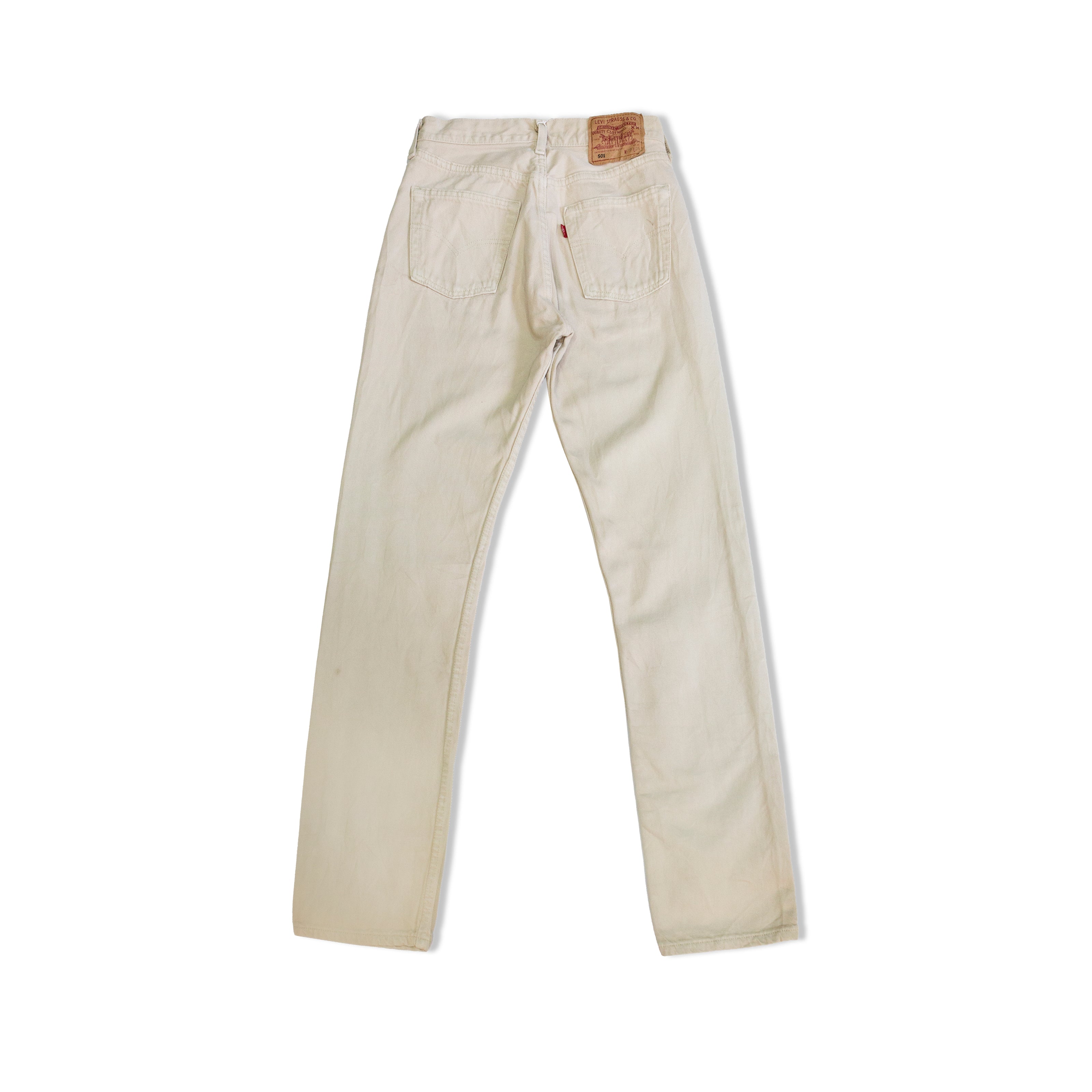 LEVIS 501 BEIGE JEANS W29