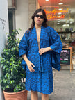 Vintage cotton yukata robe